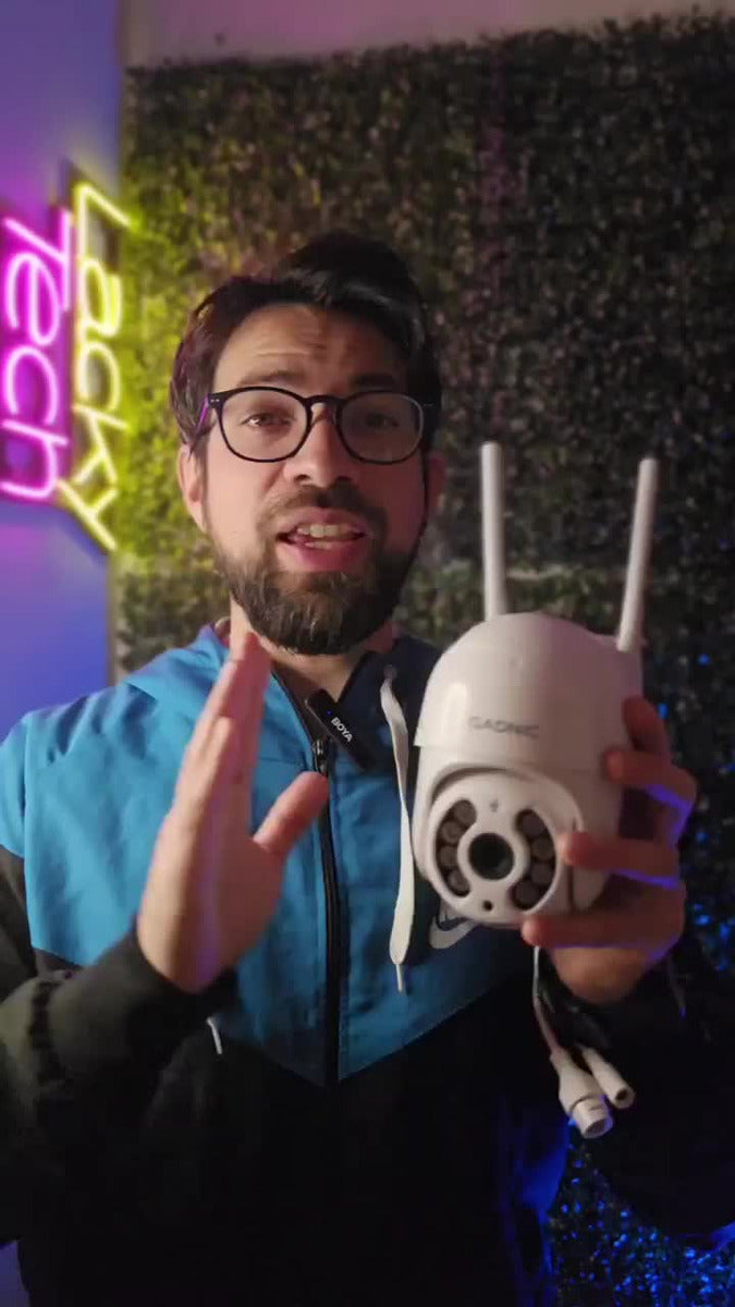 Cámara de Seguridad Wifi IP Gadnic DM200W FHD Motorizada 1080P Audio Bidireccional Conexión Inalámbrica