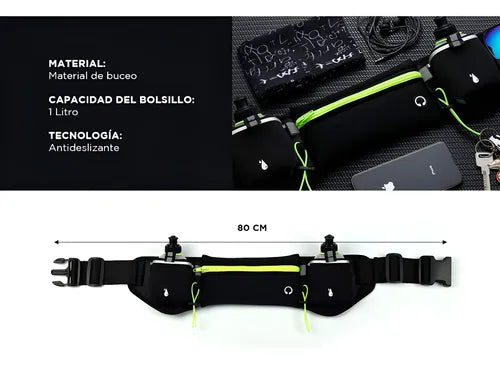 Cinturón Bolso Deportivo Gadnic Dfvt9 Riñonera Fitness