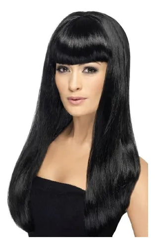 Peluca Larga Largo Lacia Lacio Varios Colores Cotillon