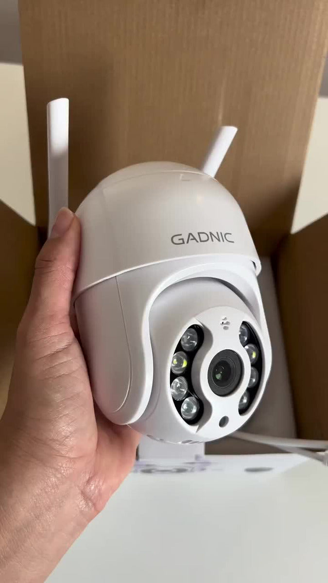 Cámara de Seguridad Wifi IP Gadnic DM200W FHD Motorizada 1080P Audio Bidireccional Conexión Inalámbrica