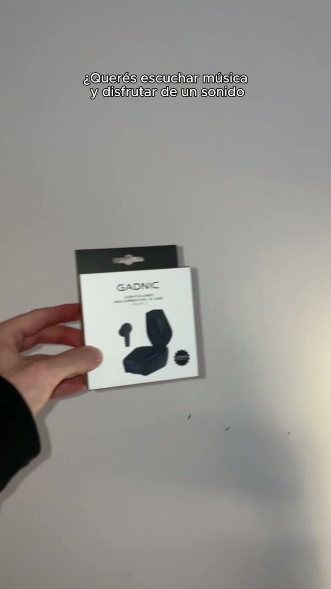 Auriculares Gadnic AU16 Bt 5.3 Micrófono Luz Led Autonomia 15h Carga Rápida 250mAh